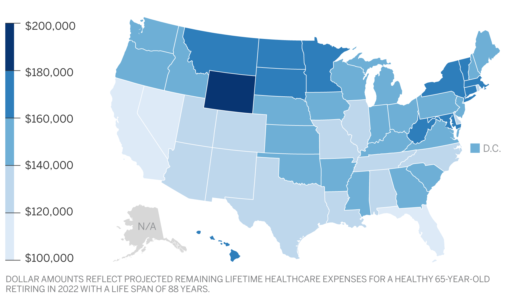 Figure 5: Total Spend by State – Medicare Advantage Plus Part D (MAPD)